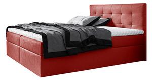 Čalouněná postel boxspring BRIGITE + topper, 120x200, jasmine 60