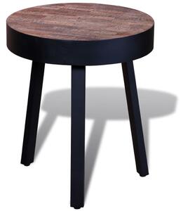 Kulatý odkládací stolek z recyklovaného teaku
