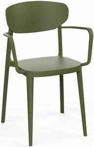 Křeslo MARE ARMCHAIR - olivová Exteriér | Zahradní židle