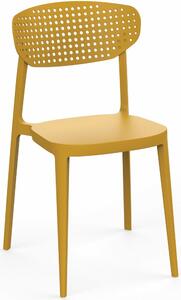 Křeslo AIRE - hořčicově žlutá Exteriér | Zahradní židle