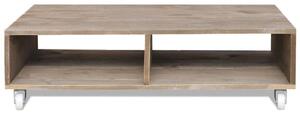 Konferenční stolek z masivního dřeva | hnědý