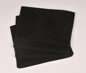 Ručník Sofie 30x50 cm, - černý