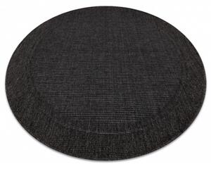 Kusový koberec Dimara černý kruh 200cm