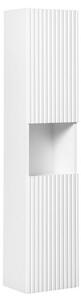 Koupelnová vysoká skříňka NOVA WHITE 140 cm