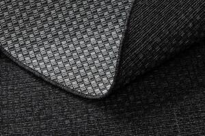 Kusový koberec Dobela černý kruh 150cm
