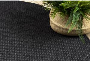 Kusový koberec Dobela černý kruh 150cm