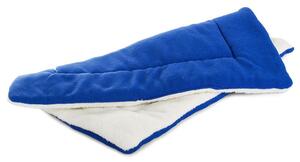 Plyšový polštář pro psa/kočku PETBED 50x35 cm, modro-bílý