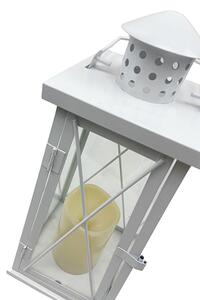 Lampa plechová s LED svíčkou 37 x 15 cm Prodex 220095