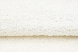 Kusový koberec shaggy Parba bílý 60x100cm