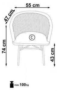 Halmar židle K400 +