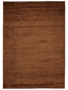 Kusový koberec shaggy Parba hnědý 120x170cm