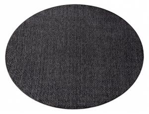 Kusový koberec Decra černý kruh 120cm