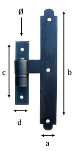 GALBUSERA Kovaný pant model 1778