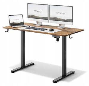 Elektrický stůl Sense7 Nojo 120x60 cm s nastavitelnou výškou 72-118 cm, dub