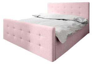 Čalouněná postel BAILANDO 1 + rošt + matrace, 140x200, cosmic 14