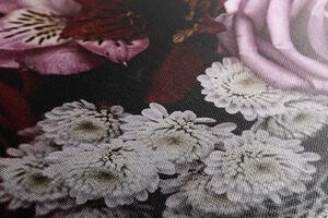 Obraz retro kytice růží Varianta: 60x40