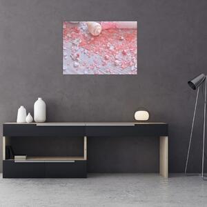 Obraz - Přímořská atmosféra v růžových odstínech (70x50 cm)