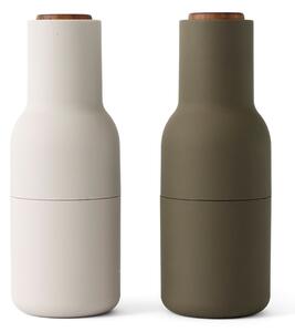 Mlýnek na sůl a pepř Bottle Huting Green/Beige Walnut - set 2 ks