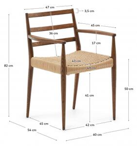 ANALY židle Orechová