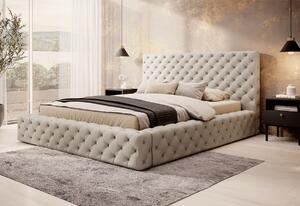 Čalouněná postel VINCENTO + rošt + matrace DE LUX, 140x200, sola 18