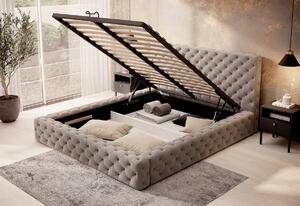 Čalouněná postel PRINCCE + rošt, 140x200, sola 18