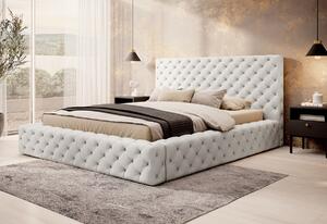 Čalouněná postel VINCENTO + rošt + matrace DE LUX, 140x200, sola 06