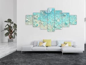 Obraz - Přímořská atmosféra v tyrkysových odstínech (210x100 cm)