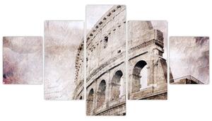 Obraz - Koloseum, Řím, Itálie (125x70 cm)
