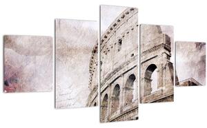 Obraz - Koloseum, Řím, Itálie (125x70 cm)