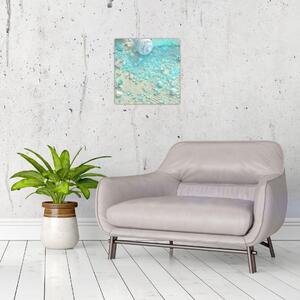 Obraz - Přímořská atmosféra v tyrkysových odstínech (30x30 cm)