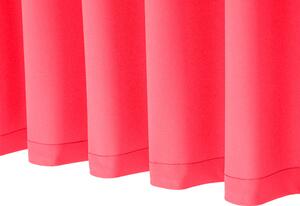 Biante Dekorační závěs Rongo RG-046 Neonově růžový 140x140 cm