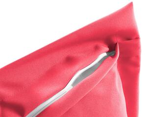 Biante Dekorační povlak na polštář s lemem Rongo RG-046 Neonově růžový 50 x 60 cm