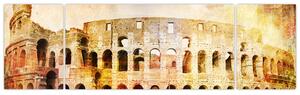 Obraz - Digitální malba, koloseum, Řím, Itálie (170x50 cm)