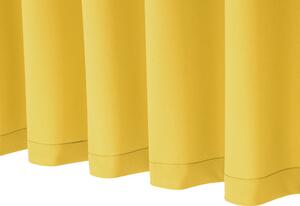 Biante Dekorační závěs Rongo RG-050 Světle žlutý 140x140 cm