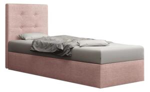 Čalouněná jednolůžková postel DOUBLE 1, 80x200, cosmic14