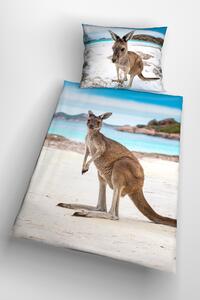 Glamonde 3D povlečení Kangaroo se zipem 140×200 cm