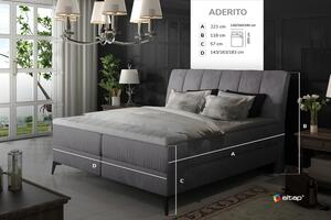 Eltap čalouněná postel ADERITO + šíře lůžka 140 cm, potahový materiál prestige