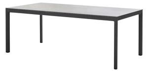 Cane-line Rám pro jídelní stůl Drop, Cane-line, obdélníkový 200x100x74 cm, hliník barva light grey