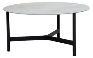 Cane-line Rám pro konferenční stolek Twist, Cane-line, kulatý 90x44 cm, hliník barva light grey, bez desky