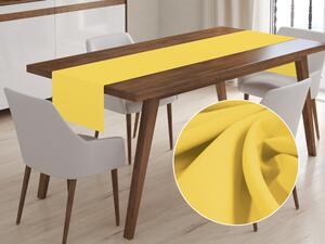 Biante Dekorační běhoun na stůl Rongo RG-050 Světle žlutý 20x120 cm