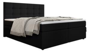 Čalouněná postel boxspring SALMA + topper, 160x200, inari 100