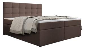 Čalouněná postel boxspring SALMA + topper, 160x200, inari 24