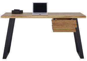 PSACÍ STŮL, černá, barvy dubu, 145/65/75 cm Landscape - Kancelářské stoly