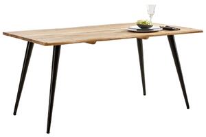 JÍDELNÍ STŮL, akácie, černá, barvy akácie, 160/90/76 cm Carryhome - Dřevěné stoly