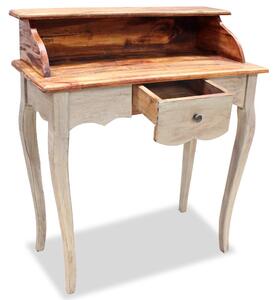 Psací stůl z masivního recyklovaného dřeva | 80x40x92 cm