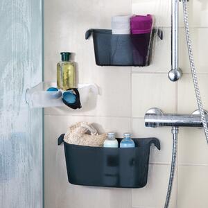 BOKS držák, box, zásobník s přísavkou do kuchyně, koupekny na šampón, sprch. gel KOZIOL (Barva- růžová)