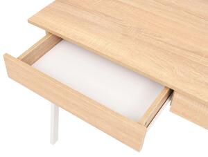 Psací stůl - dub a bílý | 110x55x75 cm