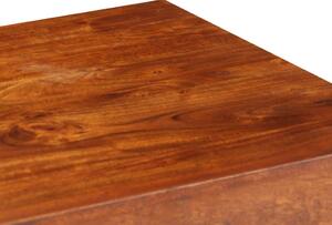 Psací stůl z masivní akácie s sheeshamovým povrchem | 110x50x76cm