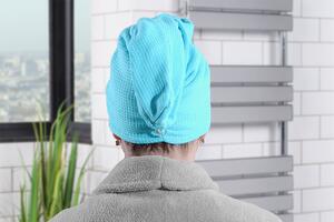Rychleschnoucí turban na vlasy NERA tyrkysový