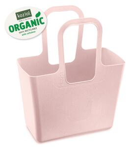 TASCHE taška XL plážová, stojan na časopisy a noviny, na hračky, dřevo Organic KOZIOL (barva-organic růžová)